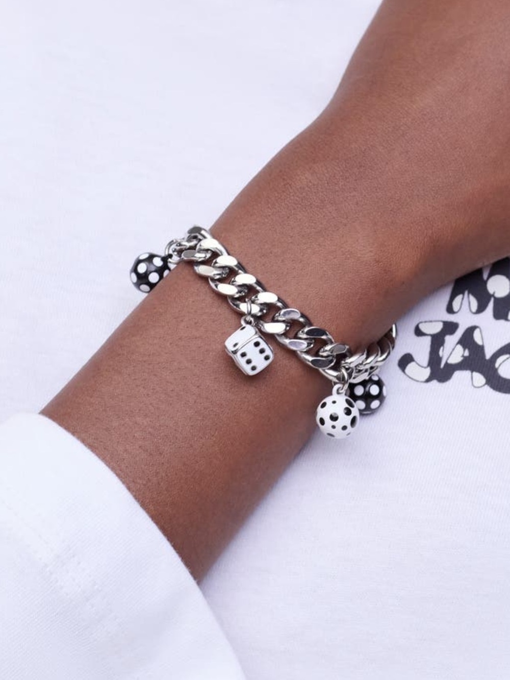 Marc Jacobs X Derrick Adams Dice Charm bracelet